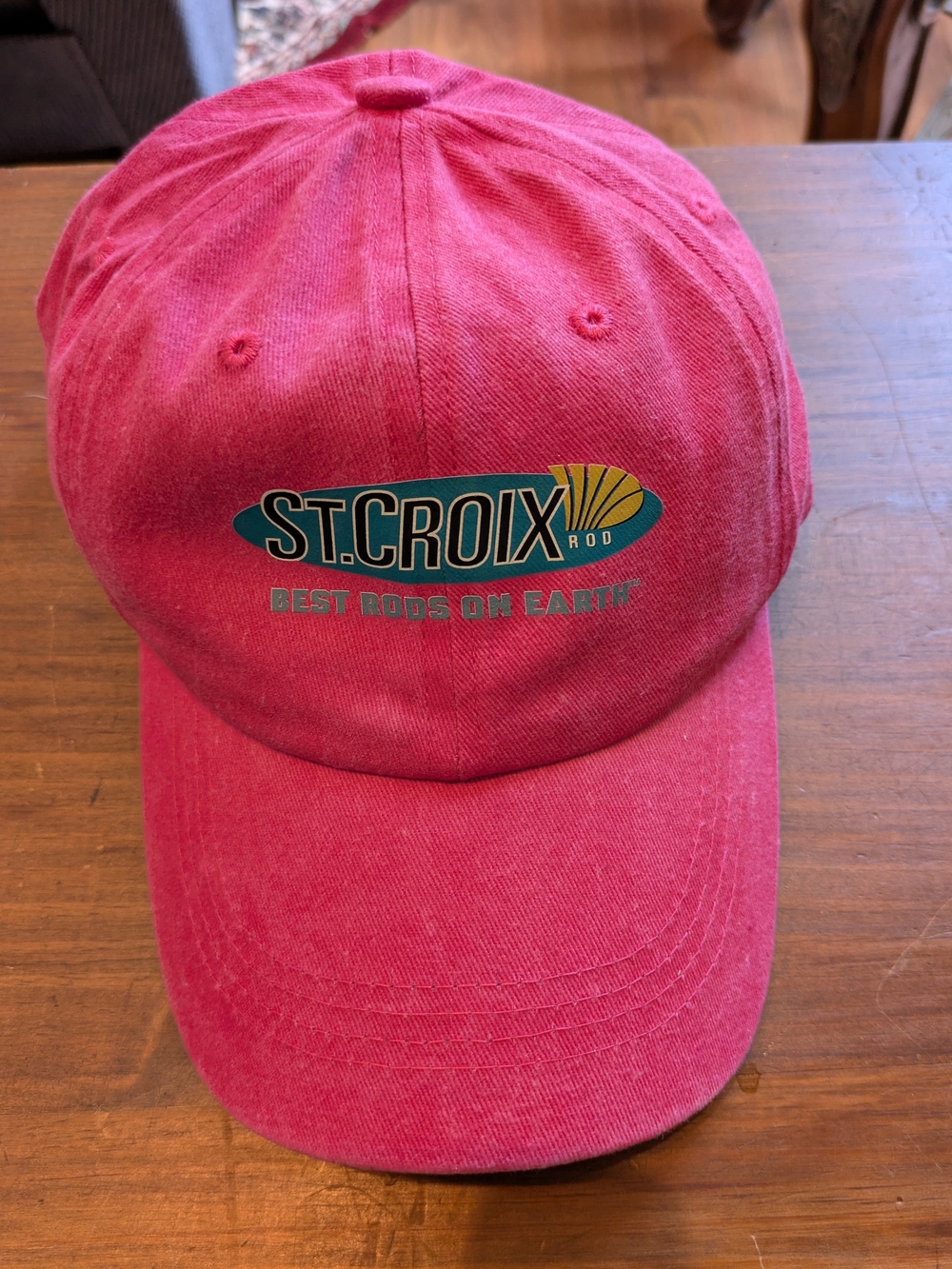 St. Croix Rod Pink Baseball Cap Fishing hat